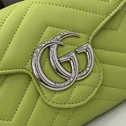 Gucci GG Marmont Wallet On Chain Green - 20x12x4cm - 2