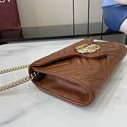 Gucci GG Marmont Wallet On Chain Brown - 20x12x4cm - 4