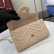 Gucci GG Marmont Wallet On Chain Beige - 20x12x4cm - 6