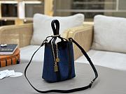 Chloe Small Spin Tote Bag In Denim Submarine Blue - 18x19x8 cm - 6