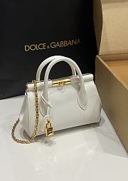 Dolce&Gabbana Mini Marlene Day Bag in White - 19x13.5x7cm - 3