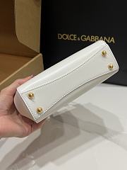 Dolce&Gabbana Mini Marlene Day Bag in White - 19x13.5x7cm - 5