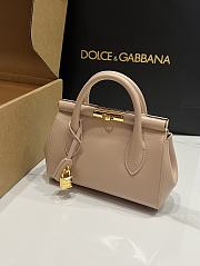 Dolce&Gabbana Mini Marlene Day Bag in Beige - 19x13.5x7cm - 5