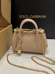 Dolce&Gabbana Mini Marlene Day Bag in Beige - 19x13.5x7cm - 4