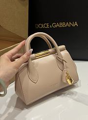Dolce&Gabbana Mini Marlene Day Bag in Beige - 19x13.5x7cm - 3