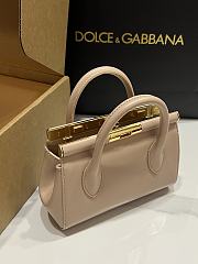 Dolce&Gabbana Mini Marlene Day Bag in Beige - 19x13.5x7cm - 2