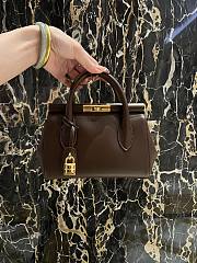 Dolce&Gabbana Mini Marlene Day Bag in Chocolate - 19x13.5x7cm - 1