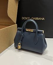 Dolce&Gabbana Mini Marlene Day Bag in Blue - 19x13.5x7cm - 5