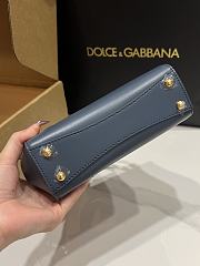 Dolce&Gabbana Mini Marlene Day Bag in Blue - 19x13.5x7cm - 3