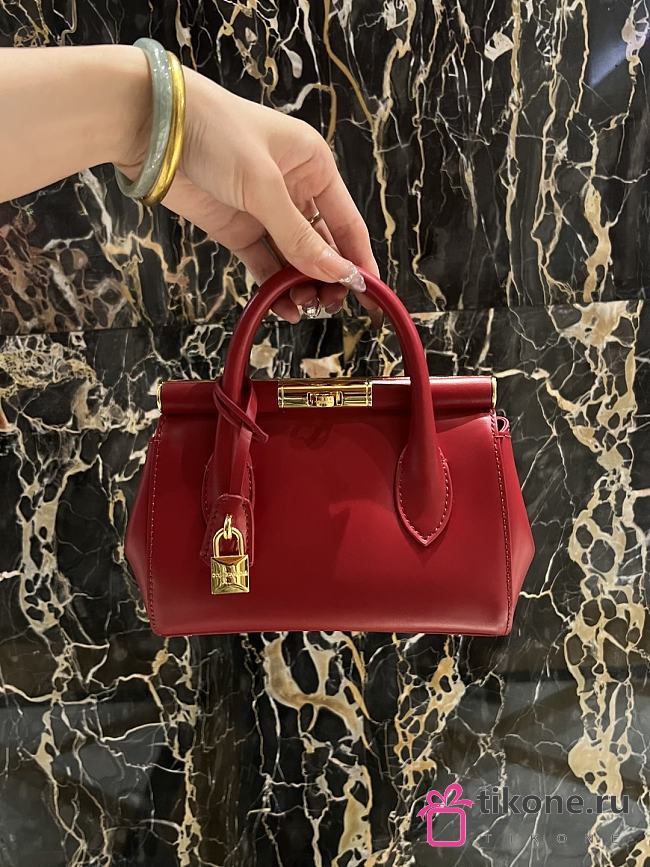 Dolce&Gabbana Mini Marlene Day Bag in Red - 19x13.5x7cm - 1