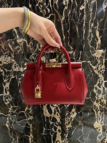 Dolce&Gabbana Mini Marlene Day Bag in Red - 19x13.5x7cm