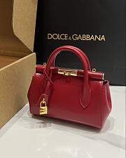 Dolce&Gabbana Mini Marlene Day Bag in Red - 19x13.5x7cm - 6