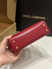 Dolce&Gabbana Mini Marlene Day Bag in Red - 19x13.5x7cm - 5