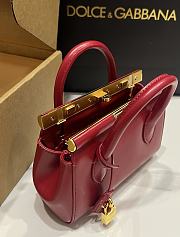 Dolce&Gabbana Mini Marlene Day Bag in Red - 19x13.5x7cm - 3