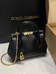 Dolce&Gabbana Mini Marlene Day Bag in Black - 19x13.5x7cm - 5