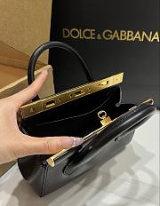 Dolce&Gabbana Mini Marlene Day Bag in Black - 19x13.5x7cm - 3