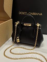 Dolce&Gabbana Mini Marlene Day Bag in Black - 19x13.5x7cm - 2