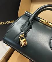 Dolce&Gabbana Mini Marlene Day Bag in Green - 19x13.5x7cm - 4