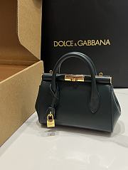 Dolce&Gabbana Mini Marlene Day Bag in Green - 19x13.5x7cm - 2