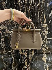 Dolce&Gabbana Mini Marlene Day Bag in Elephant Gray - 19x13.5x7cm - 1