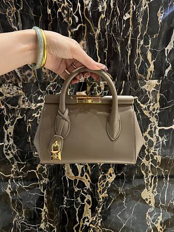 Dolce&Gabbana Mini Marlene Day Bag in Elephant Gray - 19x13.5x7cm