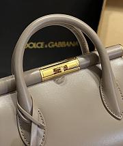 Dolce&Gabbana Mini Marlene Day Bag in Elephant Gray - 19x13.5x7cm - 3