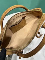 Alaia Clutches And Evening Bags In Canvas And Suede Umber - 31x10x7cm - 5