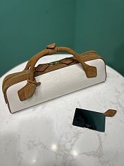 Alaia Clutches And Evening Bags In Canvas And Suede Umber - 31x10x7cm - 2
