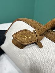 Alaia Clutches And Evening Bags In Canvas And Suede Umber - 31x10x7cm - 3