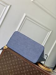 LV Neverfull MM Epi Leather Denim Blue M14856 - 31x28x14cm - 5