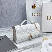 My Dior Mini Bag White Patent Cannage Calfskin - 21x11.5x4.5cm - 5