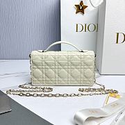 My Dior Mini Bag Off White Patent Cannage Calfskin - 21x11.5x4.5cm - 3
