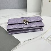 My Dior Mini Bag Purple Patent Cannage Calfskin - 21x11.5x4.5cm - 5