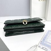My Dior Mini Bag Green Patent Cannage Calfskin - 21x11.5x4.5cm - 4
