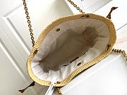 YSL Medium Jamie Shopping In Raffia Natural And Brick - 35x35x10cm - 5