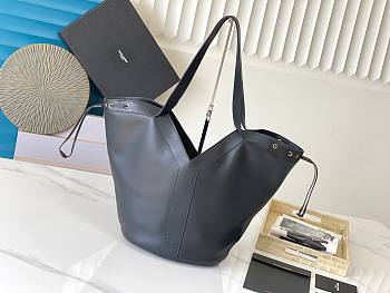 YSL Y Large Hobo in Leather Black - 35x25x15cm