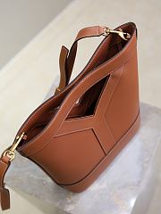 YSL Y Small Bucket in Brown - 29.5×23×3-8.5cm - 3