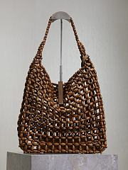 YSL Le 5 A 7 Large In Wood Beads Light Wood - 35x30x10cm - 6