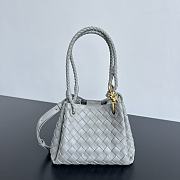 Bottega Veneta Small Parachute Gray Bag - 21x17x16.5cm - 1