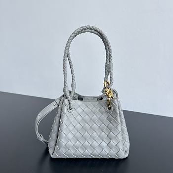Bottega Veneta Small Parachute Gray Bag - 21x17x16.5cm
