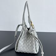 Bottega Veneta Small Parachute Gray Bag - 21x17x16.5cm - 4