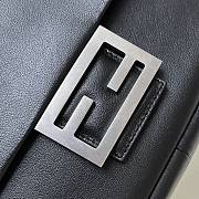 Fendi Baguette Chain Large Leather Black - 40x7x18.5cm - 4