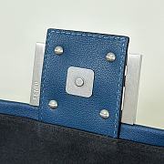 Fendi Baguette Chain Large Leather Blue - 40x7x18.5cm - 6