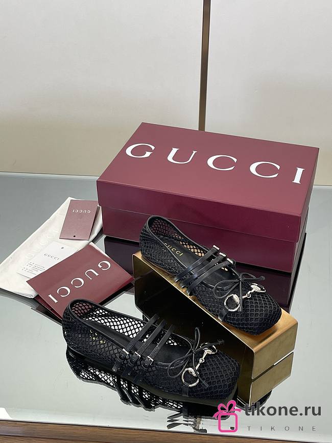 Gucci Horsebit Ballet Flat in Black - 1