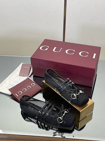 Gucci Horsebit Ballet Flat in Black