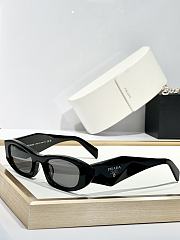 Prada Rectangular Sunglasses Black 1AB5S0  - 1