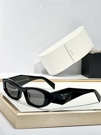Prada Rectangular Sunglasses Black 1AB5S0 