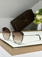 TomFord Evangeline Sunglasses Rose Gold - Brown FT1106  - 4
