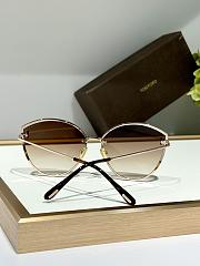 TomFord Evangeline Sunglasses Rose Gold - Brown FT1106  - 2