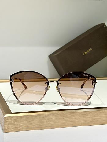 TomFord Evangeline Sunglasses Rose Gold - Brown FT1106 
